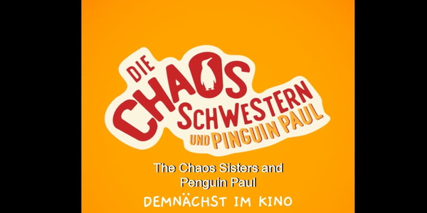 Thumbnail: "The chaos sisters and penguin paul" orange background and red font